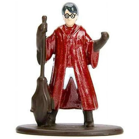 HARRY POTTER Metallic Figurine Toys Ron Weasley & Harry Die-cast Figures NEW - Picture 3 of 5